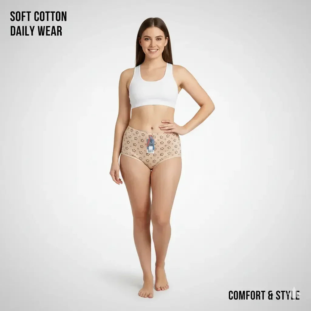 INNER LUXCE | Soft Pure Cotton Panty For Regular Use