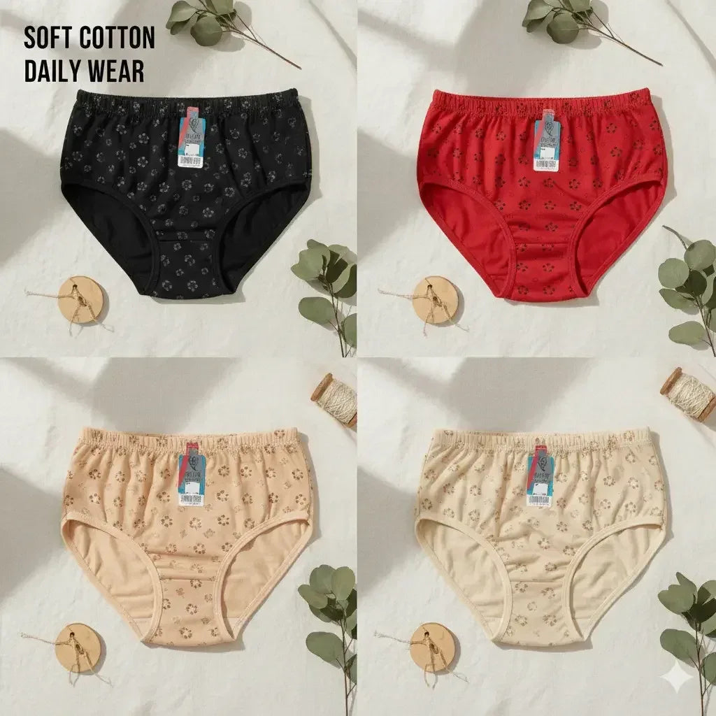INNER LUXCE | Soft Pure Cotton Panty For Regular Use