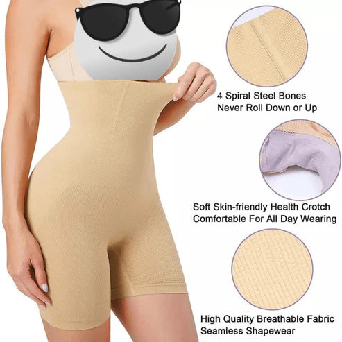 Seamless High-Waist Comfort Shaper – Invisible Tummy Smoothing