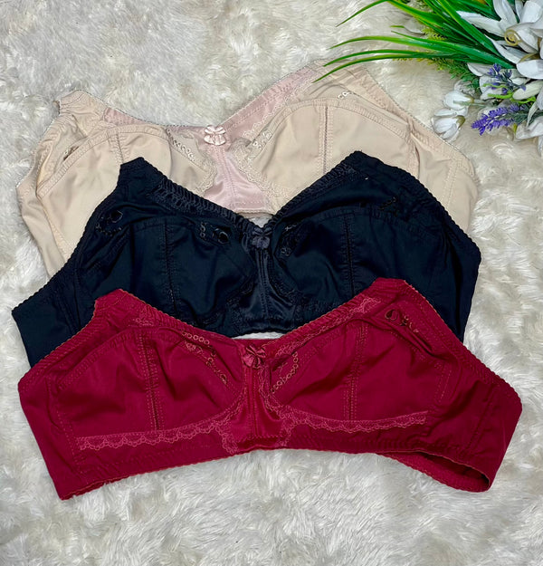 Inner Luxce Full-Coverage Cotton Bra